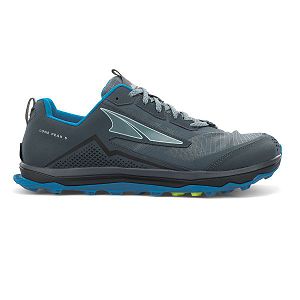 Altra Lone Peak 5 Terreng Løpesko Herre Outlet Norge, Blå/Lime | Norge-8695027